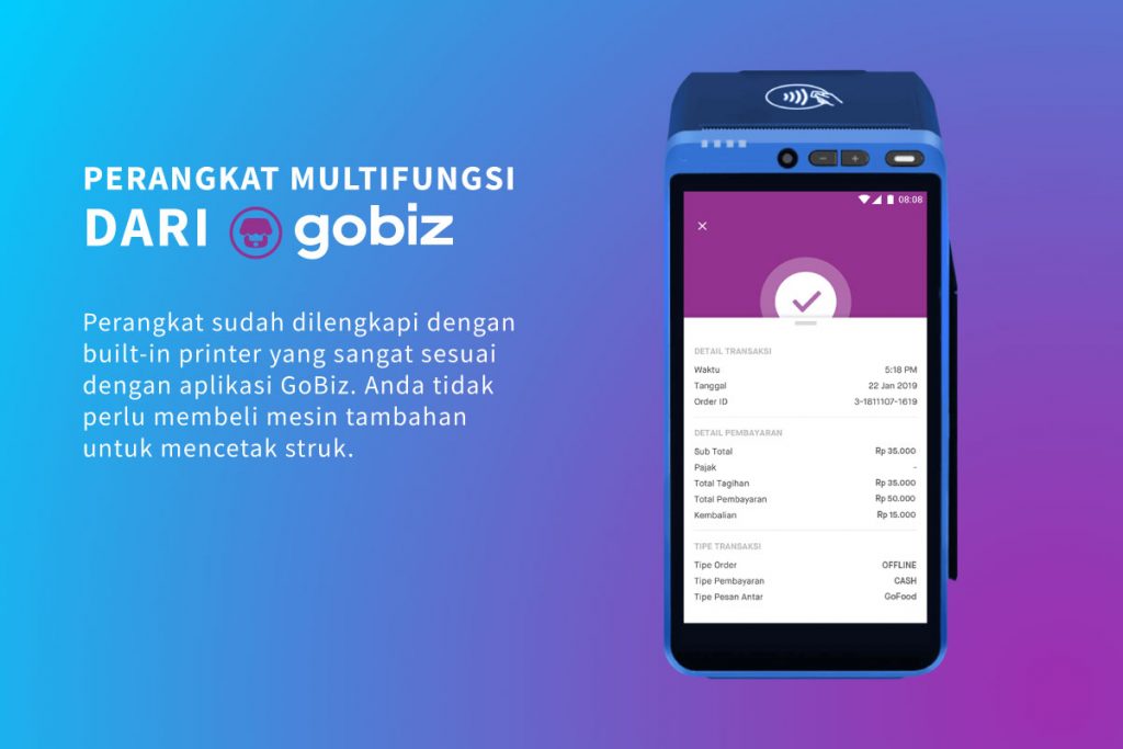 Alat Kasir Android - Perangkat Multifungsi dari GoBiz