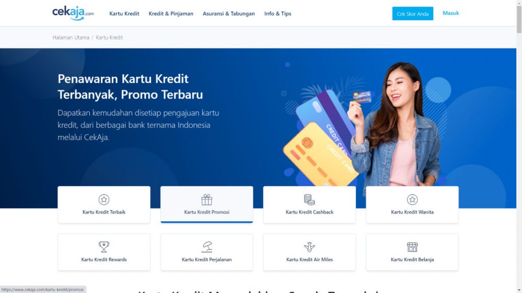 Cara Apply Kartu Kredit Terbaik di CekAJa